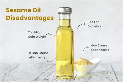 what are disadvantages of sesame oil